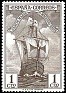 Spain - 1930 - Descubrimiento America - 1 CTO - Marrón claro - España, Descubrimiento - Edifil 531 - Nave Santa Maria - 0